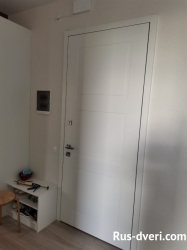 Фото входная белая дверь