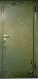 Дверь с ковкой №2